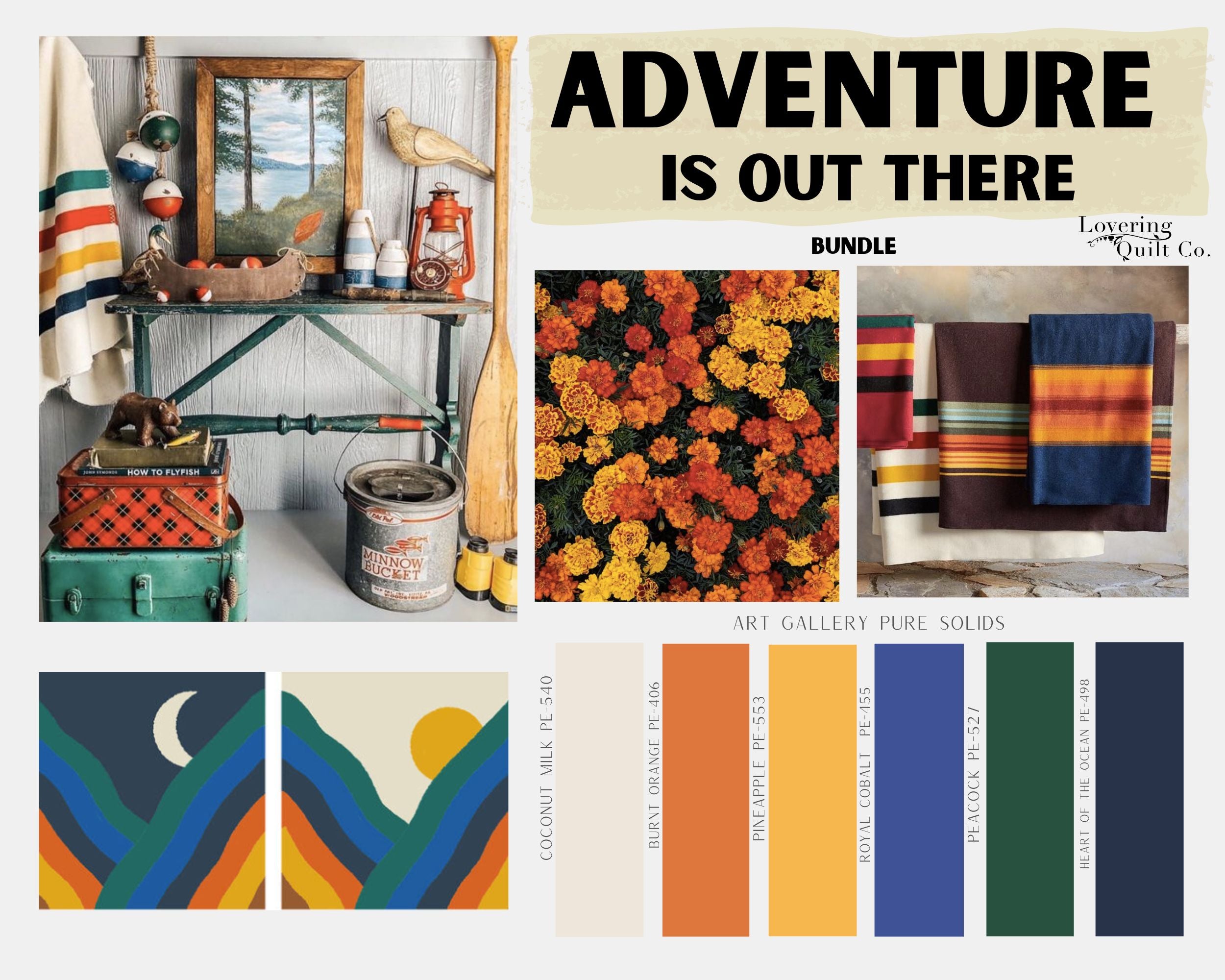 Pure Solids Bundle - "Adventure is Out There"